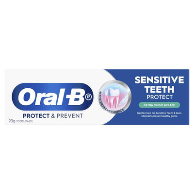 Oral-B Sensitive Teeth Protect Extra Fresh Breath Toothpaste 90g - Mint Flavor