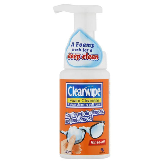 Clearwipe Foam Cleanser 140ml - Ultimate Lens Care Solution