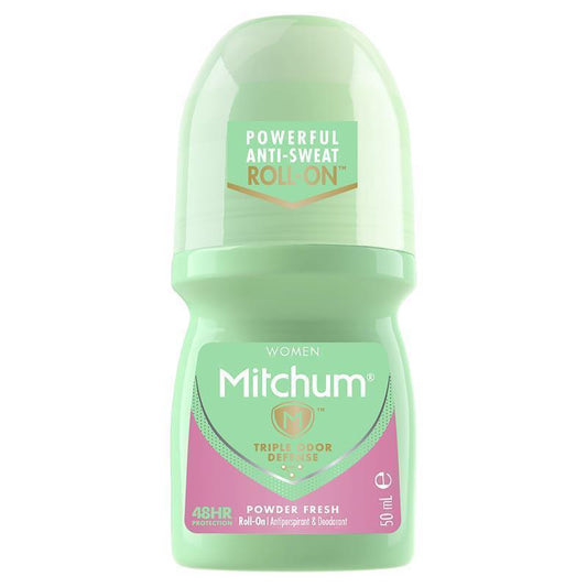 Mitchum Women’s 48hr Anti-Perspirant Roll-On Deodorant Powder Fresh 50ml