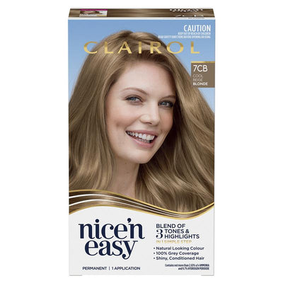 Clairol Nice N Easy 7CB Dark Champagne Blonde Permanent Hair Colour - 173g