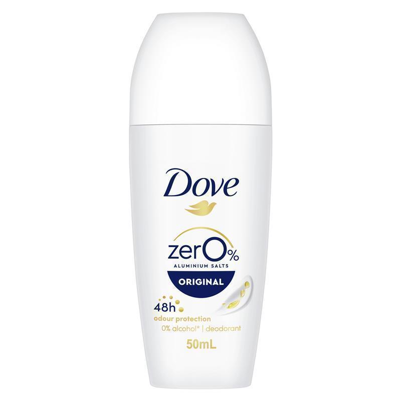 Dove 0% Aluminium Original Deodorant Roll-On 50ml
