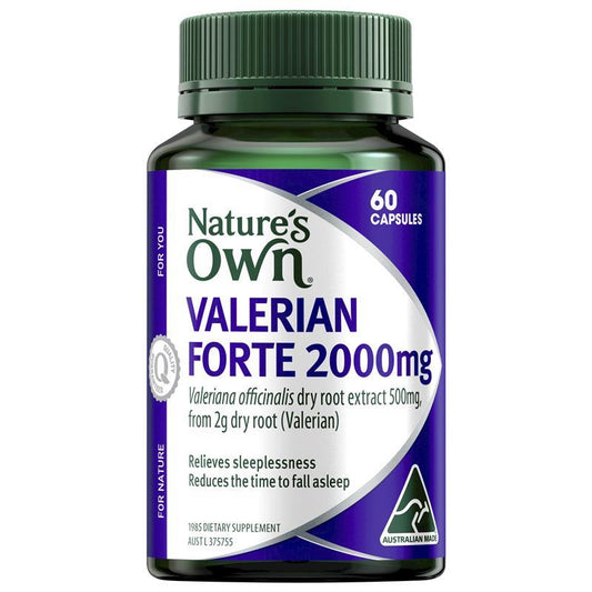 Nature's Own Valerian Sleep Support 2000mg - 60 Capsules