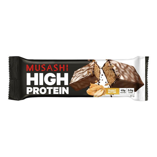 Musashi High Protein Bar Peanut Butter - 90g - Auzzi Store