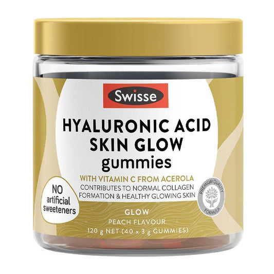 Swisse Beauty Hyaluronic Acid Skin Glow Gummies 40 Pack - Auzzistore
