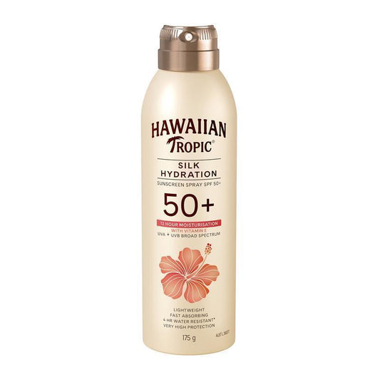 Hawaiian Tropic Silk Hydration Sunscreen Spray SPF50+ 175g - Auzzi Store