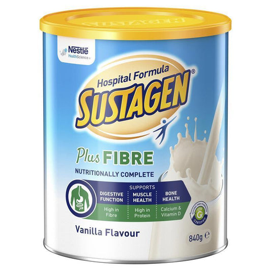 Sustagen Hospital Formula Plus Fibre Vanilla Nutritional Supplement 840g