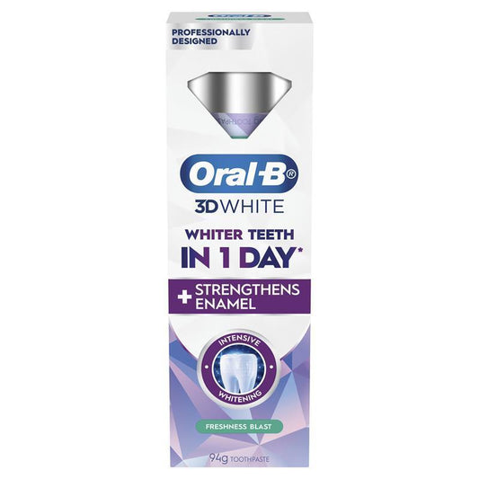 Oral-B 3D White Intensive Whitening Toothpaste - Freshness Blast 94g-Auzzi Store