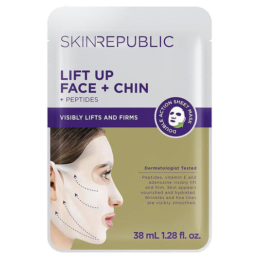 Skin Republic Lift Up Face + Chin Mask 38ml - Firm and Lift Your Skin Naturally