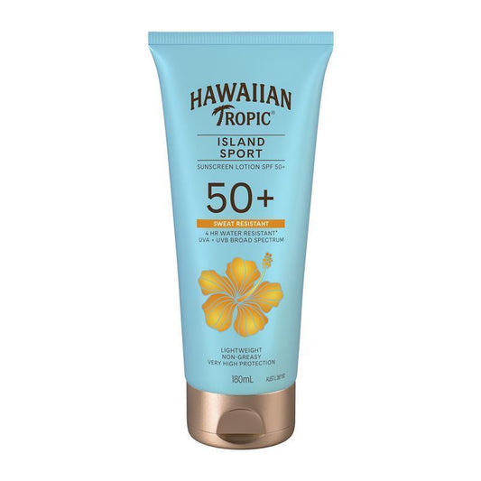 Hawaiian Tropic Island Sport SPF 50+ Lotion 180ml - High-Performance Sunscreen