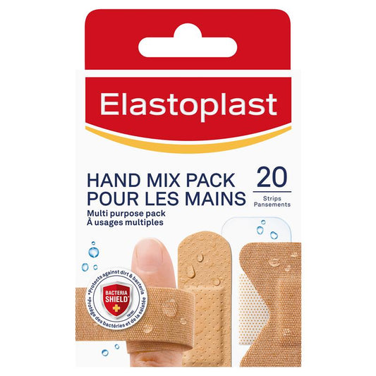 Elastoplast Hand Mix Plasters 20 Pack - Versatile Protection for Minor Wounds – view 2