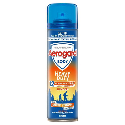 Aerogard Heavy Duty 40% DEET Insect Repellent 150g Aerosol-Auzzi Store