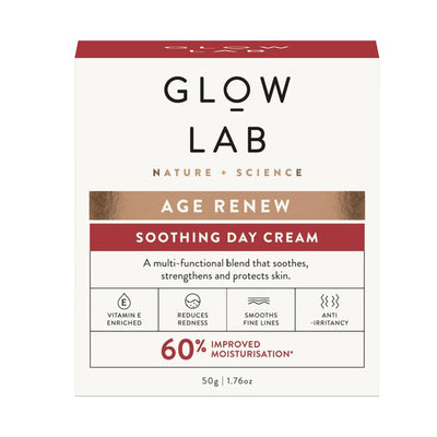 Glow Lab Age Renew Soothing Day Cream 50g - Anti-Aging Moisturizer