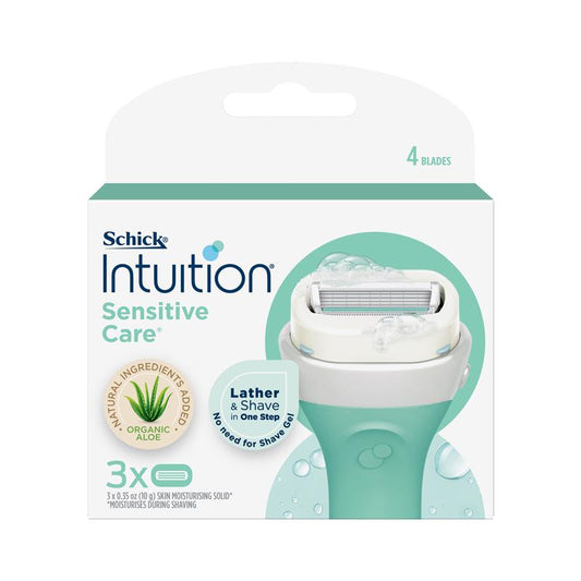 Schick Intuition Naturals Sensitive Cartridges with Organic Aloe - 3 Pack – view 2