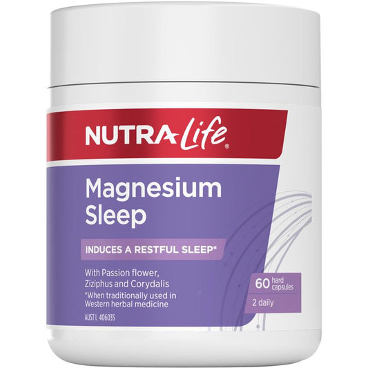 Nutra-Life Magnesium Sleep 60 Capsules - Restful Sleep Formula