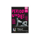 U by Kotex Reusable Period Briefs Super Size 22 - 100% Cotton, Leak-Proof – view 2