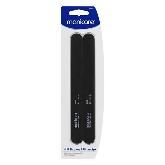 Manicare Nail Shapers 175mm - Fine/Extra Fine 2 Pack-Auzzi Store