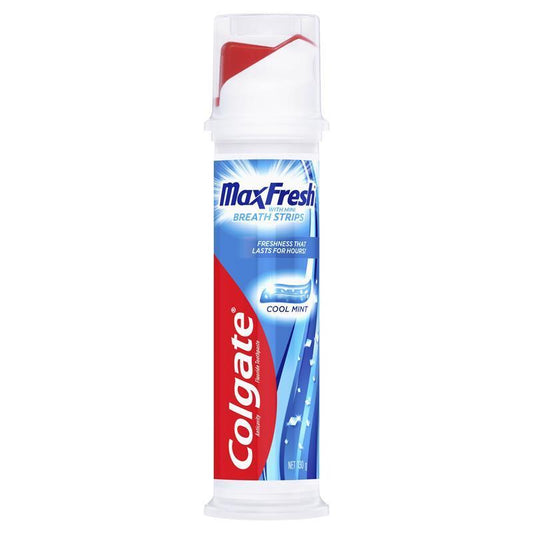 Colgate Max Fresh Cool Mint Pump Toothpaste 130g-Auzzi Store