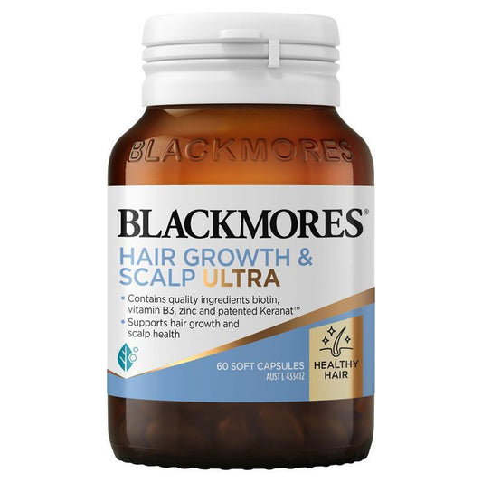 Blackmores Hair Growth + Scalp Ultra 60 Capsules - Nourish Your Hair