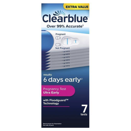 Clearblue Early Detection Pregnancy Test 7 Pack - Results 6 Days Early