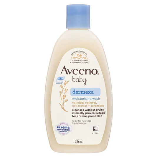 Aveeno Baby 236mL Dermexa Fragrance-Free Body Wash - Auzzi Store