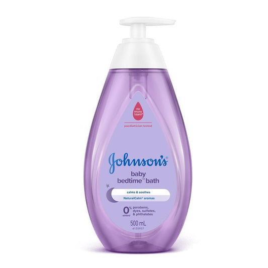 Johnson's Bedtime Jasmine & Lily Scented Baby Bath - 500mL for Peaceful Sleep - Auzzi Store