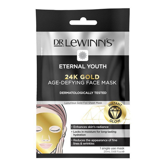 Dr LeWinn's Eternal Youth 24k Gold Sheet Mask - Age-Defying Luxury - Auzzi Store