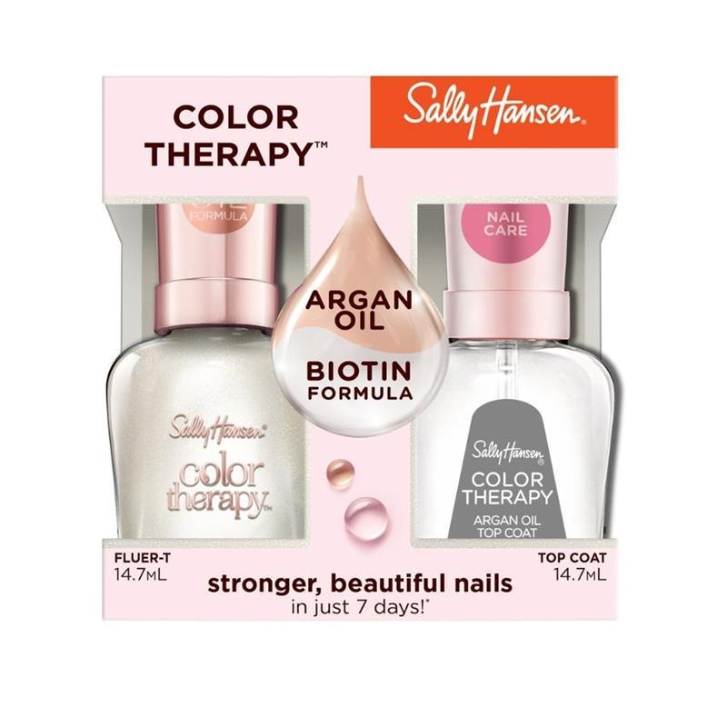 Sally Hansen Color Therapy Nail Polish Duo Pack Fluer-T