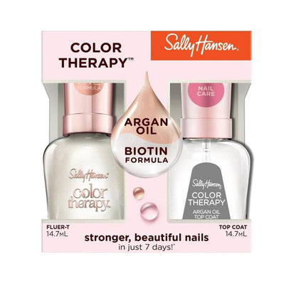 Sally Hansen Color Therapy Nail Polish Duo Pack Fluer-T