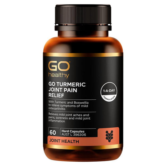 GO Healthy Turmeric Joint Pain Relief - 60 Hard Capsules