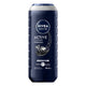 NIVEA MEN Active Clean 3-in-1 Shower Gel with Active Charcoal, 500ml - Auzzistore
