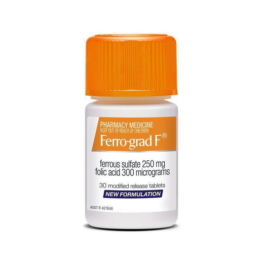 Ferro-Grad F Iron & Folic Acid - 30 Tablets
