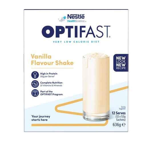 Optifast VLCD Shake Vanilla - 12 x 53g-Auzzi Store