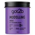 Got2b Modelling Wax 100ml - Extreme Hold with Natural Shine