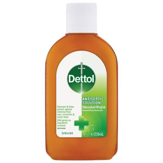 Dettol Antiseptic Antibacterial Disinfectant Liquid 250ml-Auzzi Store