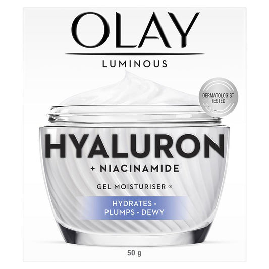 Olay Luminous Hyaluron + Niacinamide Gel Moisturiser - 50g
