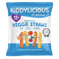 Kiddylicious Cheesy Veggie Straws 12g - Tasty Snack for Toddlers