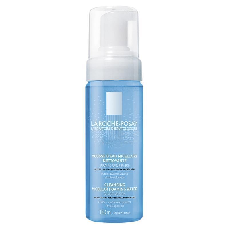 La Roche-Posay Cleansing Micellar Foaming Water 150mL - Gentle Makeup Remover for Sensitive Skin-Auzzi Store