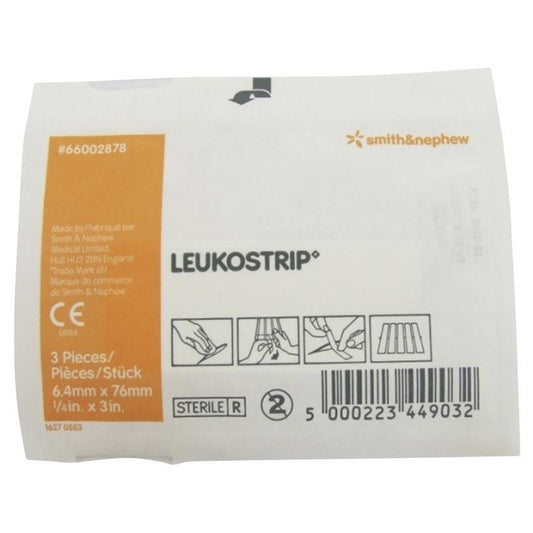 Leukostrip Wound Closure Strips 6.4mm x 76mm - Secure and Reliable Closure-Auzzi Store