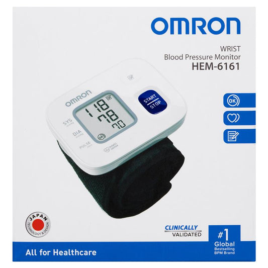 Omron HEM6161 Wrist Blood Pressure Monitor - Auzzi Store