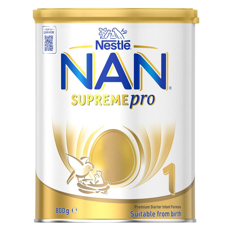 Nestle NAN SUPREMEpro 1 Premium Starter Baby Infant Formula Powder (800g) - From Birth