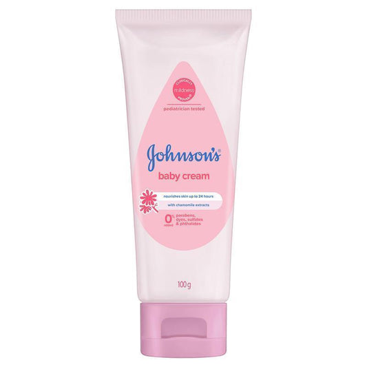 Johnsons Baby Moisturising Cream Tube 100g - Gentle Hydration for Baby's Skin