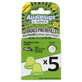 Audiplugs Tradies Pro Refills - 5 Pairs for Ultimate Ear Protection