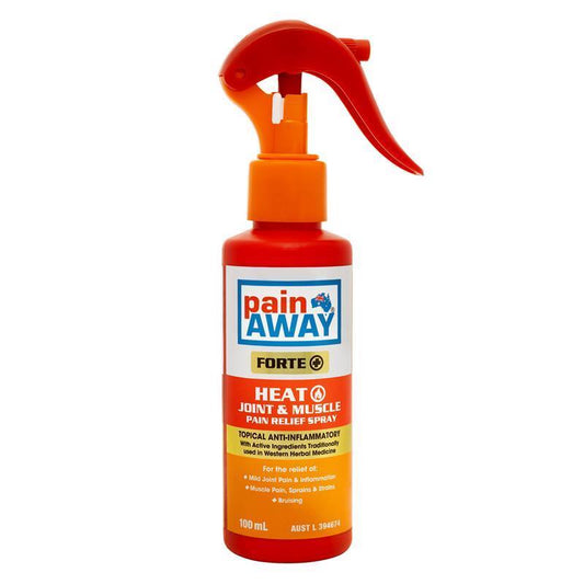 Pain Away Forte+ Heat Joint & Muscle Pain Relief Spray 100ml - Fast-Acting Relief - Auzzi Store