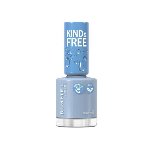 Rimmel Kind & Free Nail Polish 152 Tidal Wave Blue - Auzzistore