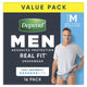 Depend Real Fit Disposable Underwear for Men - Medium, 16 Pack – view 2