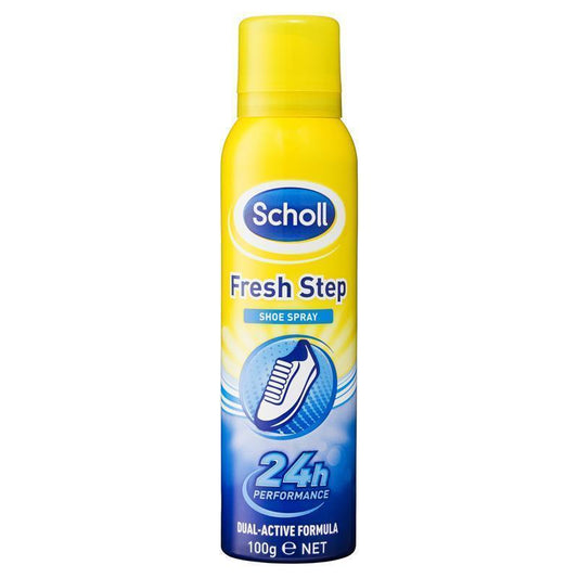 Scholl Fresh Step 24-Hour Odour Protection Shoe Spray, 100g