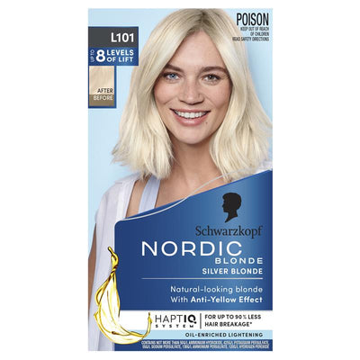 Schwarzkopf Nordic Blonde L101 - Silver Blonde Hair Color