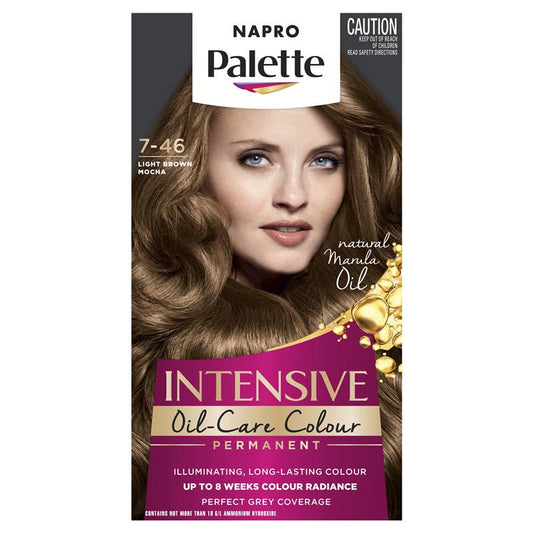 Napro Palette 7.46 Light Brown Mocha Permanent Hair Color - 50ml-Auzzi Store