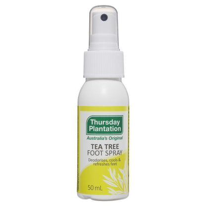 Thursday Plantation Vegan Tea Tree Foot Spray 50ml – Deodorizes & Cools