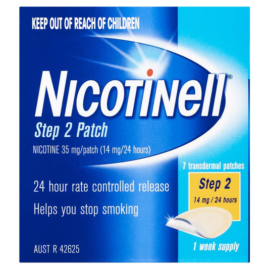 Nicotinell 14mg Stop Smoking Patches - 7 Pack for 24-Hour Relief-Auzzi Store